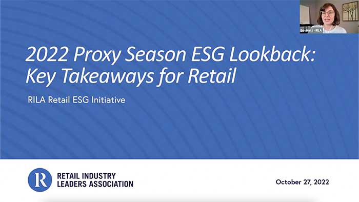 2022 Proxy Season ESG Lookback: Key Takeaways for Retail Video Thumbnail